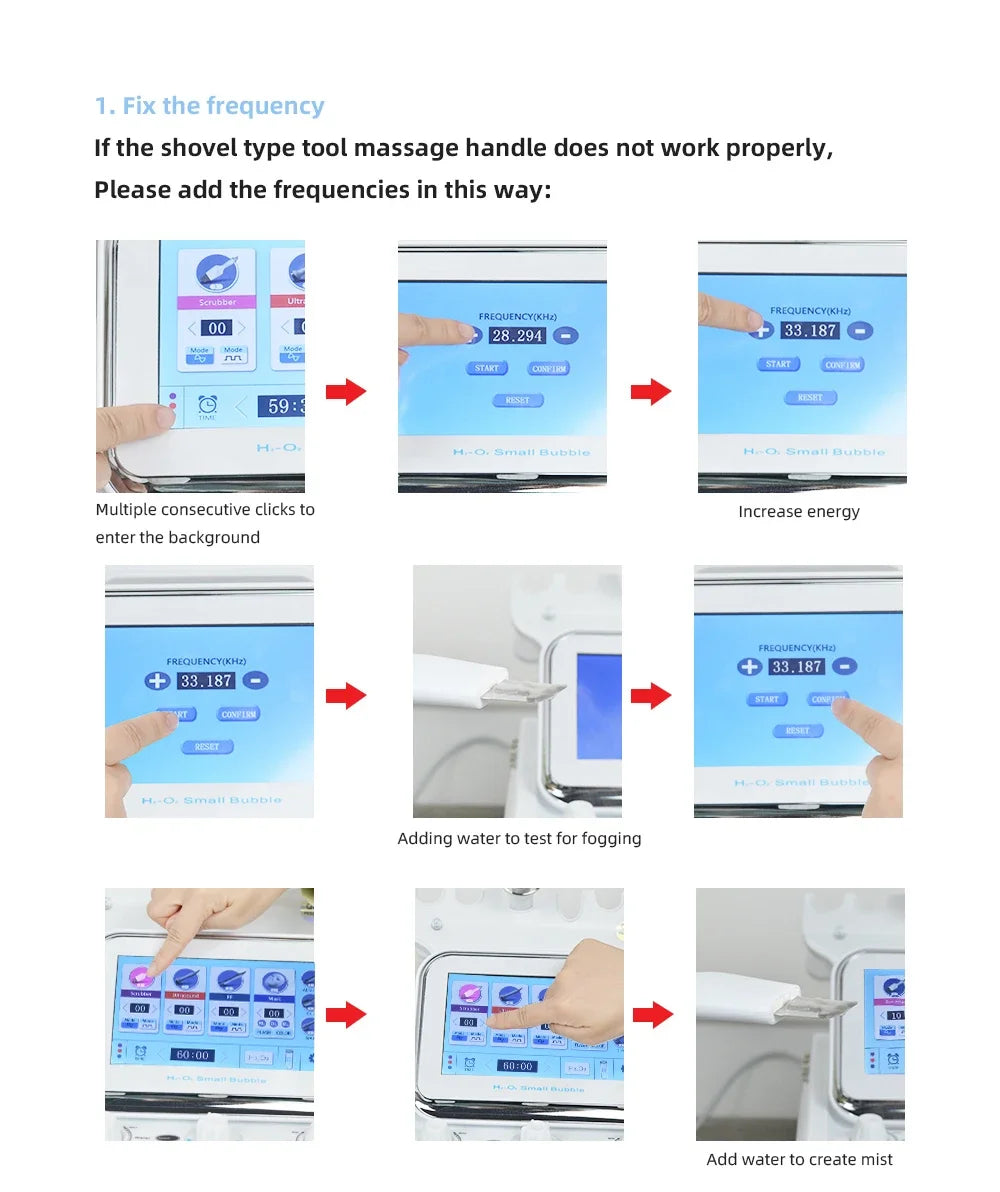 Missheart 7in1 Bubble Facial Machine Oxygen Jet Hydro Diamond