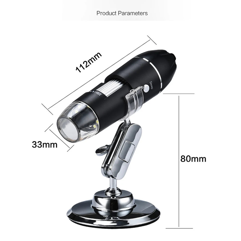 APWIKOGER Portable USB Digital Microscope Handheld Magnifier