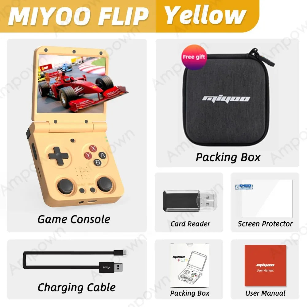 MIYOO Flip V2 Handheld Game Console Onion OS Linux