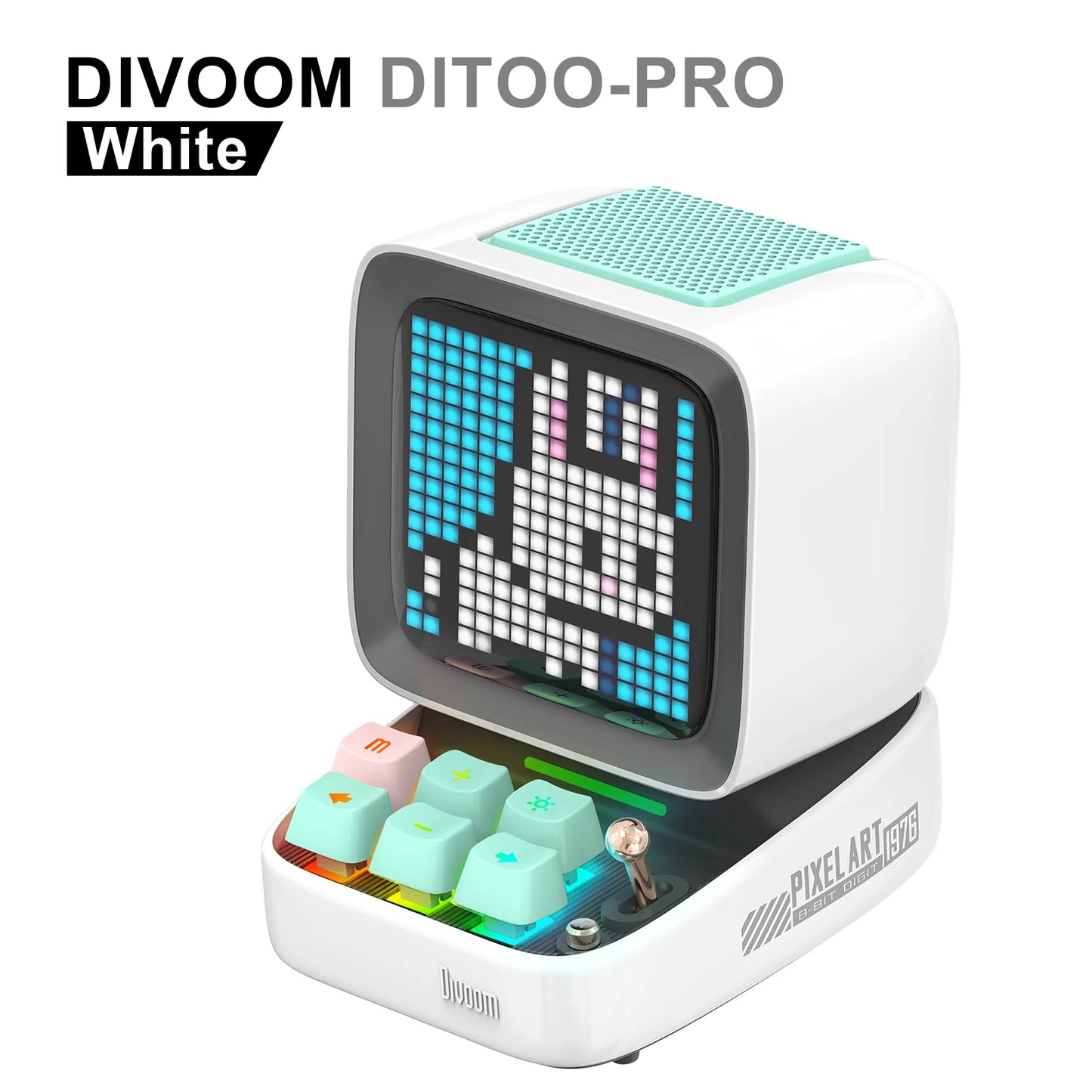 Divoom Ditoo-Pro Retro Pixel Art Bluetooth Speaker Alarm Clock