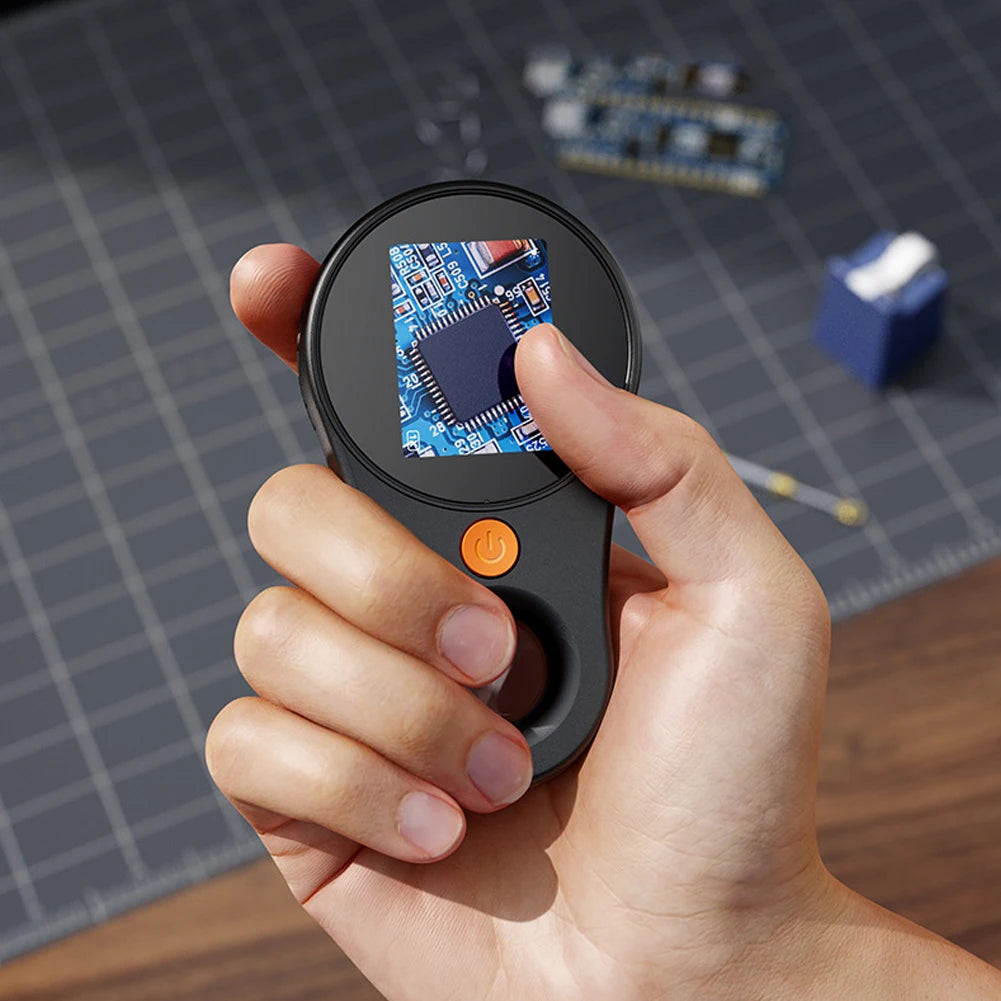 500X Digital Handheld Microscope with IPS Screen for Jewelry Repair