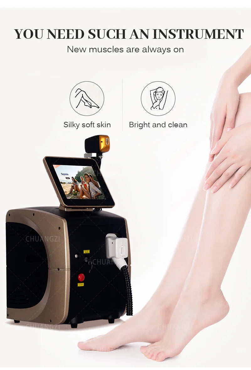 Emszero Soprano Diode Laser Hair Removal Machine 808nm