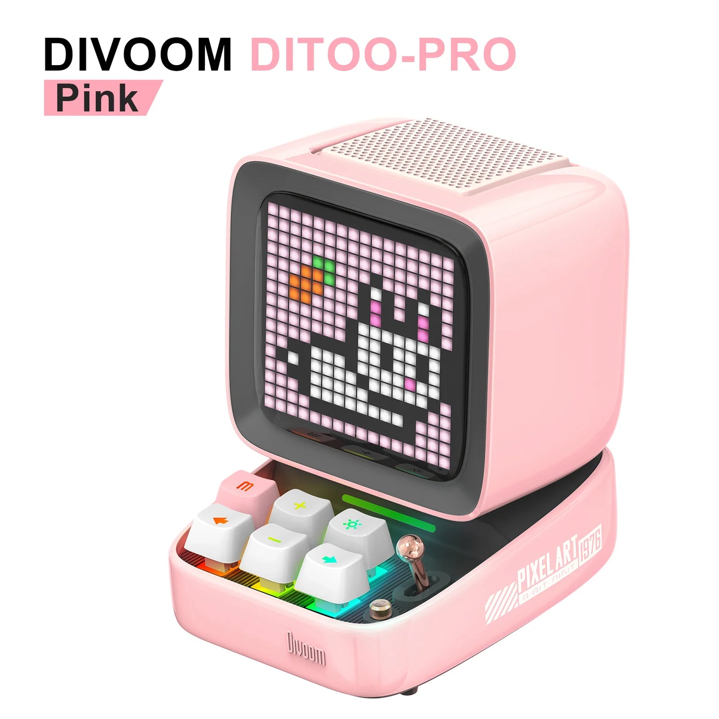 Divoom Ditoo-Pro Retro Pixel Art Bluetooth Speaker Alarm Clock