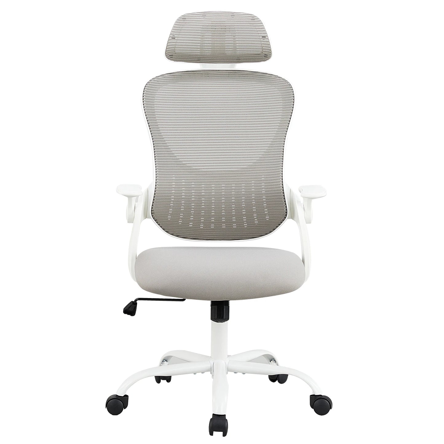 JHK Mesh Ergonomic Office Chair With Flip Up Arms And Lumbar Support
