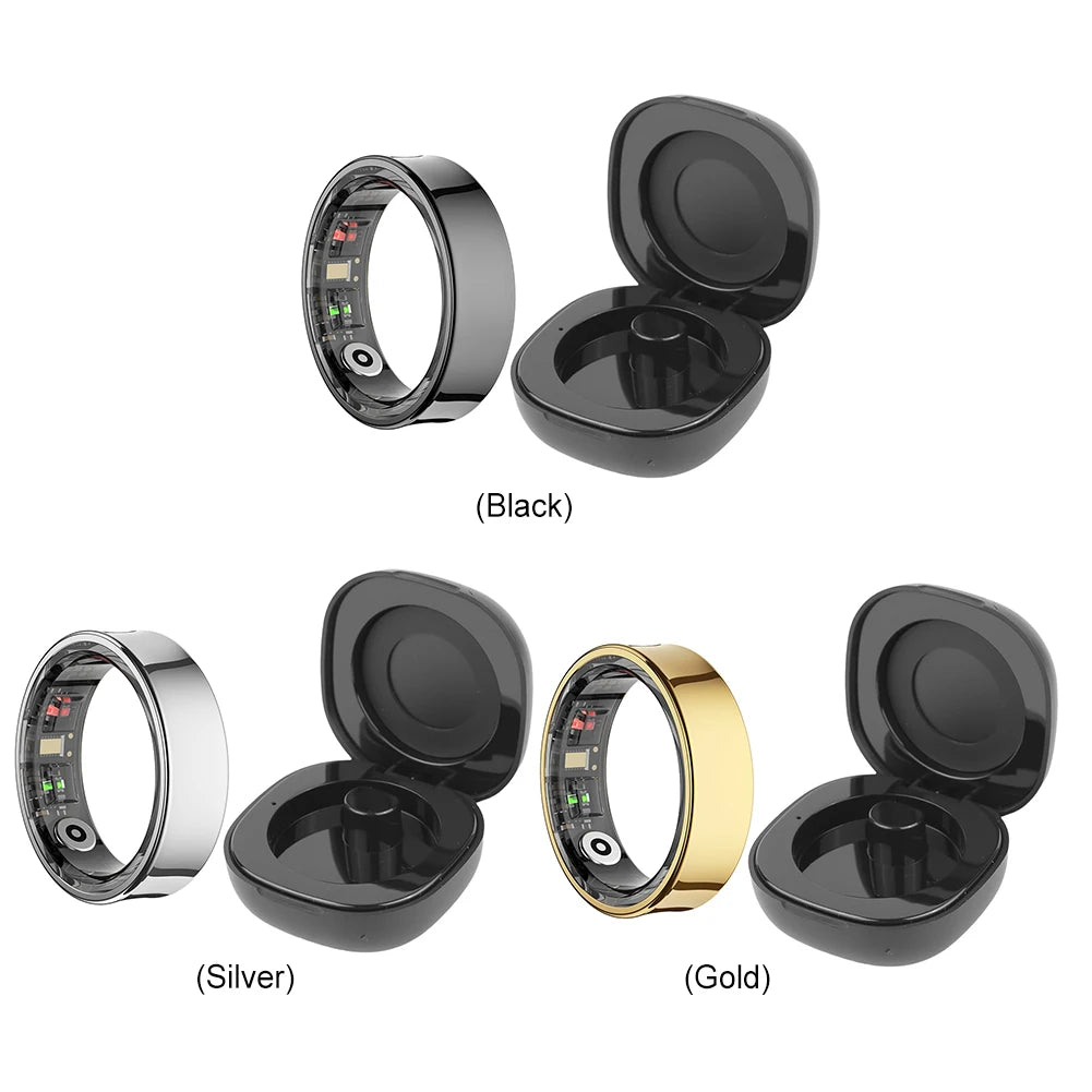 APWIKOGER R09 Smart Ring With Heart Rate Blood Oxygen Monitor