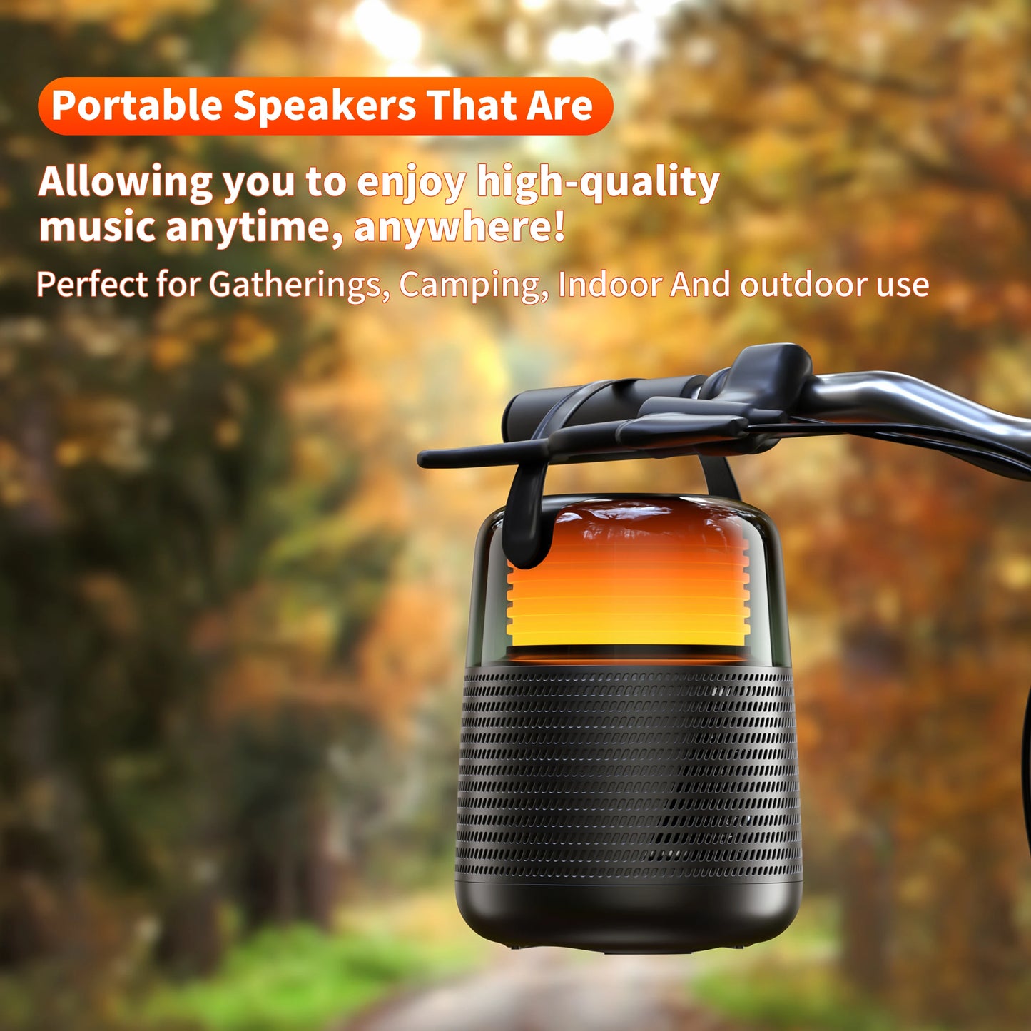 QERE HF55 Bluetooth Speaker Hi-Res 20W Portable IPX5 Waterproof