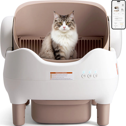 Lunapurr Self Cleaning Cat Litter Box With App Control